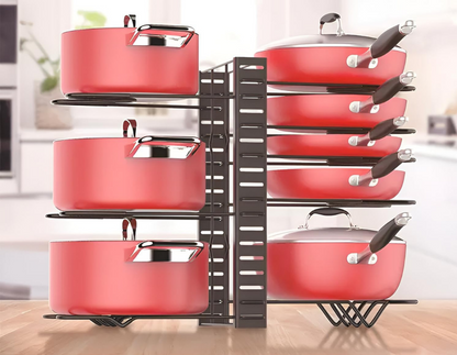 OLLA RACK®-ORGANIZADOR DE OLLAS, SARTENES Y UTENSILIOS COCINA